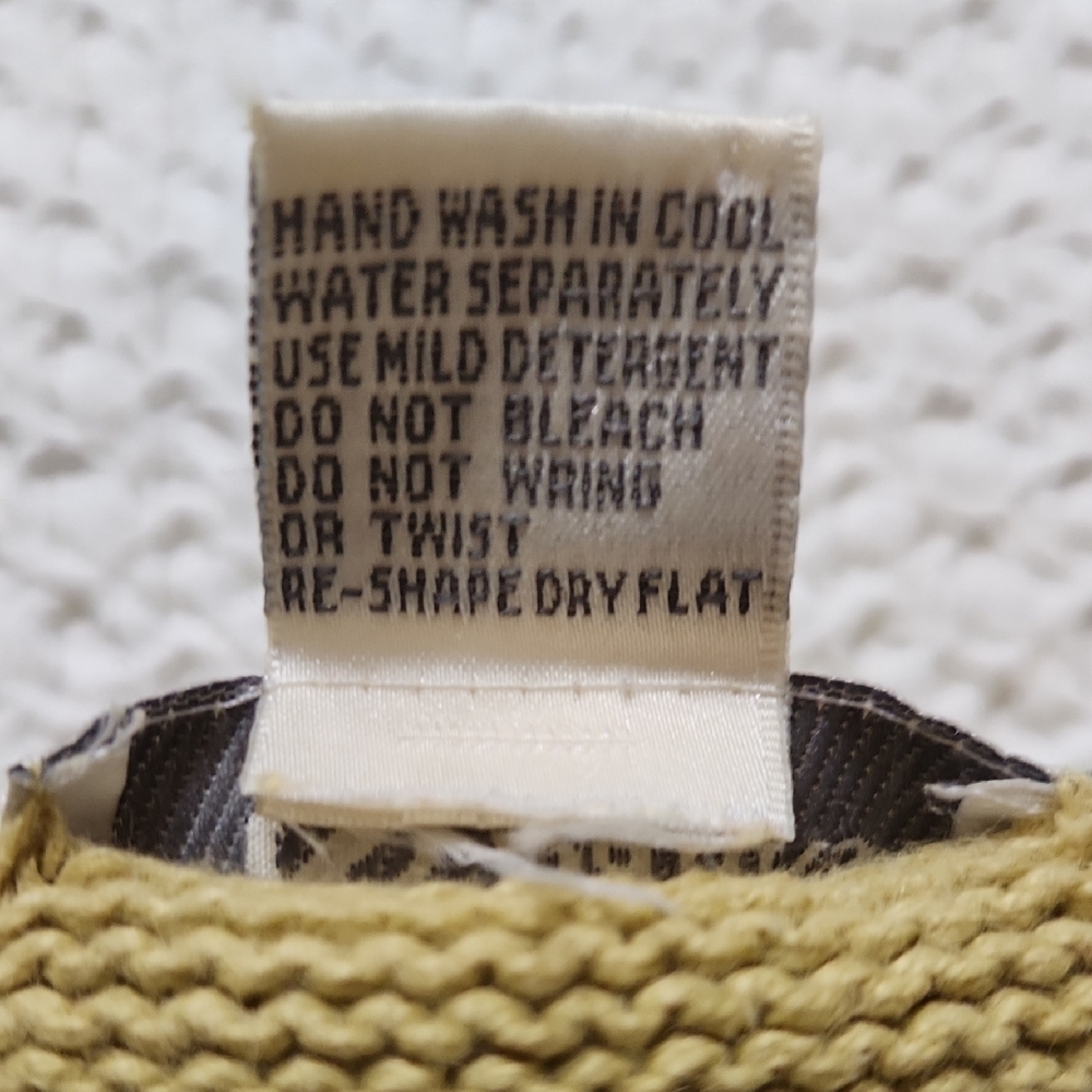 Christopher & Banks Green and White Crew Neck Sweater - Picture 5 of 5